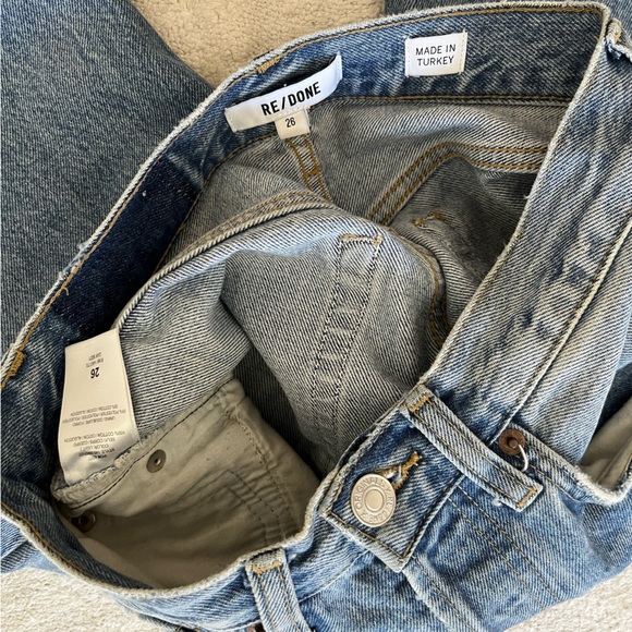 Redone for Jenni Kayne size 26 high rise straight leg denim - Picture 11 of 12